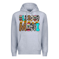 Heather Grey blessed mini Premium Hoodie - Zillion Design Studio