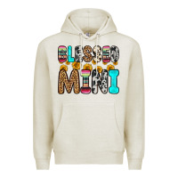 Oatmeal Heather blessed mini Premium Hoodie - Zillion Design Studio