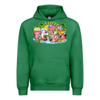 Emerald beach summer coffee cups Urban Hoodie - Zillion Design Studio