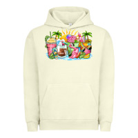 Pigment Pistachio beach summer coffee cups Urban Hoodie - Zillion Design Studio
