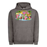 Pigment Tornado beach summer coffee cups Urban Hoodie - Zillion Design Studio