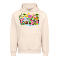 Sandshell beach summer coffee cups Urban Hoodie - Zillion Design Studio