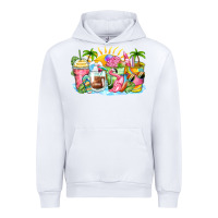 White beach summer coffee cups Urban Hoodie - Zillion Design Studio