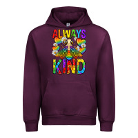 Mauve Wine always bee kind pride lgbtq Urban Hoodie - texasbilliewilder