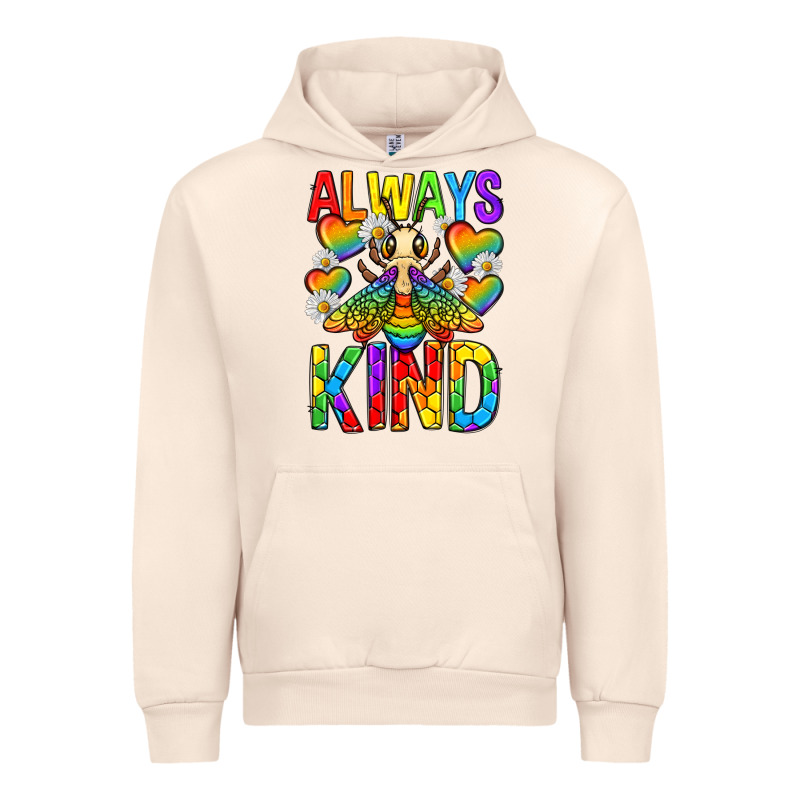 Always Bee Kind Pride Lgbtq Urban Hoodie by texasbilliewilder | Teevron
