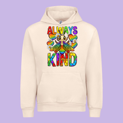 Urban Hoodie always bee kind pride lgbtq