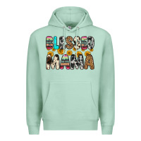 Seafoam blessed mama Premium Hoodie - Zillion Design Studio