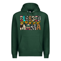 Sports Green blessed mama Premium Hoodie - Zillion Design Studio
