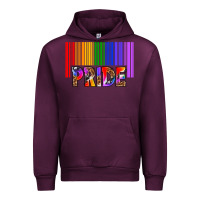 Mauve Wine barcode pride Urban Hoodie - texasbilliewilder