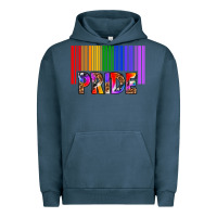 Pigment Midnight Navy barcode pride Urban Hoodie - texasbilliewilder