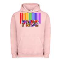 Pigment Salmon barcode pride Urban Hoodie - texasbilliewilder