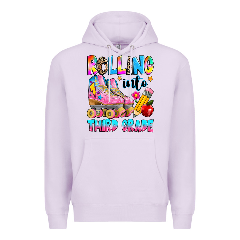Rolling Into Third Grade Premium Hoodie by texasbilliewilder | Teevron