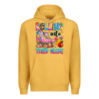 Mustard rolling into third grade Premium Hoodie - texasbilliewilder