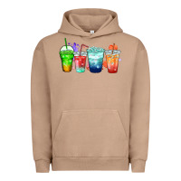 Pigment Burro tea junkie coffee cups Urban Hoodie - Zillion Design Studio