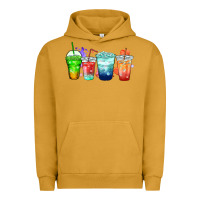 Pigment Peanut Butter tea junkie coffee cups Urban Hoodie - Zillion Design Studio