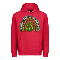 Cardinal western cactus rainbow Premium Hoodie - Zillion Design Studio