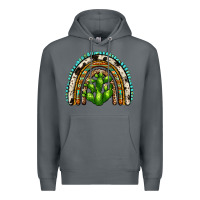 Rock western cactus rainbow Premium Hoodie - Zillion Design Studio