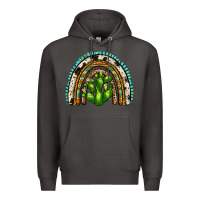 Smoke western cactus rainbow Premium Hoodie - Zillion Design Studio