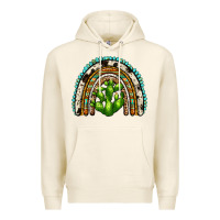Tofu western cactus rainbow Premium Hoodie - Zillion Design Studio