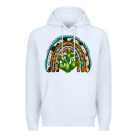 White western cactus rainbow Premium Hoodie - Zillion Design Studio