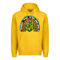 Lemon western cactus rainbow Premium Hoodie - Zillion Design Studio