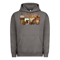 Pigment Tornado leopard coffee cups Urban Hoodie - Zillion Design Studio