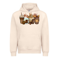 Sandshell leopard coffee cups Urban Hoodie - Zillion Design Studio