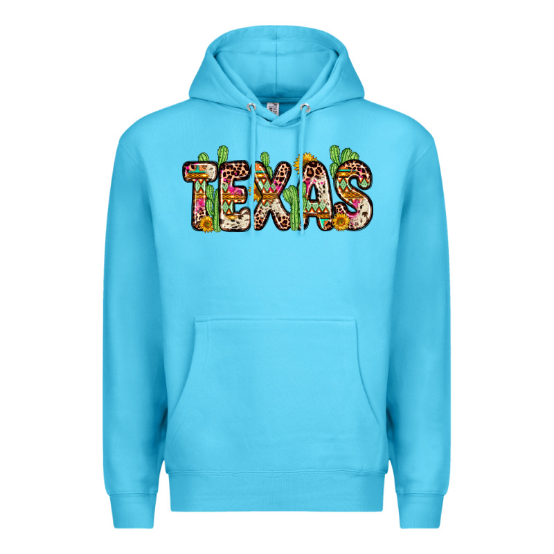 Texas Premium Hoodie by Zillion Design Studio | Teevron