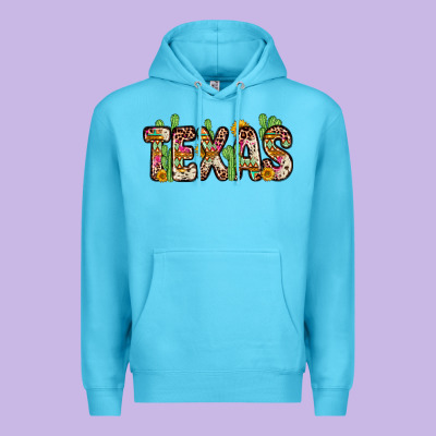 Texas Premium Hoodie Designed By Zillion Design Studio