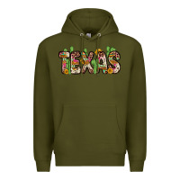 Army Green texas Premium Hoodie - Zillion Design Studio