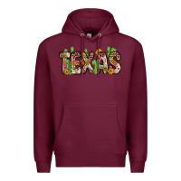 Burgundy texas Premium Hoodie - Zillion Design Studio