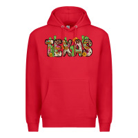 Red texas Premium Hoodie - Zillion Design Studio