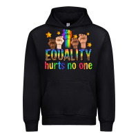Black equality hurts no one with fists Urban Hoodie - texasbilliewilder