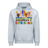 Heather Grey equality hurts no one with fists Urban Hoodie - texasbilliewilder