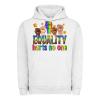 Pigment Lunar Rock equality hurts no one with fists Urban Hoodie - texasbilliewilder