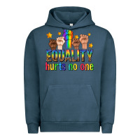 Pigment Midnight Navy equality hurts no one with fists Urban Hoodie - texasbilliewilder