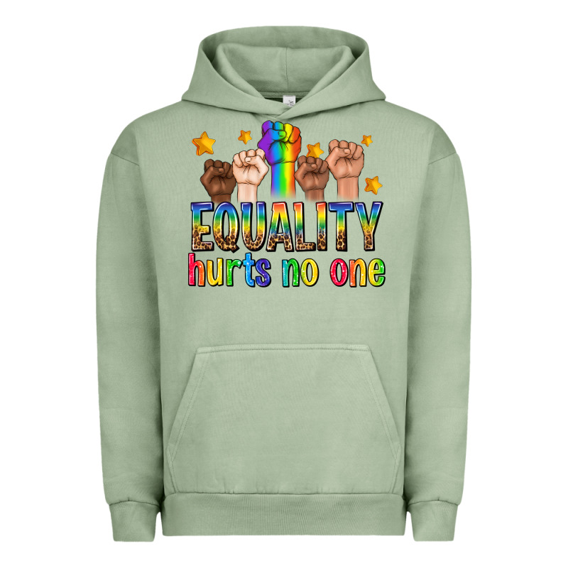 Equality Hurts No One With Fists Urban Hoodie by texasbilliewilder | Teevron