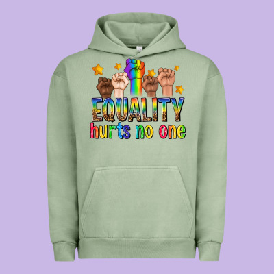 Urban Hoodie equality hurts no one with fists