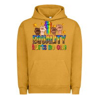 Pigment Peanut Butter equality hurts no one with fists Urban Hoodie - texasbilliewilder