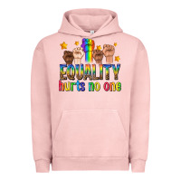 Pigment Salmon equality hurts no one with fists Urban Hoodie - texasbilliewilder