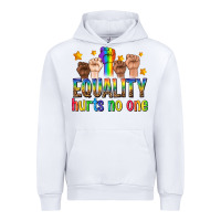 White equality hurts no one with fists Urban Hoodie - texasbilliewilder