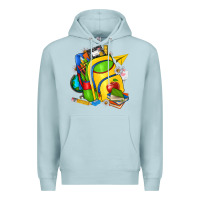 Blue Mist school bag Premium Hoodie - texasbilliewilder