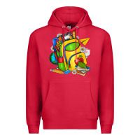 Cardinal school bag Premium Hoodie - texasbilliewilder