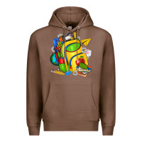 Chestnut school bag Premium Hoodie - texasbilliewilder