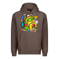 Coffee school bag Premium Hoodie - texasbilliewilder