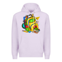 Lilac school bag Premium Hoodie - texasbilliewilder