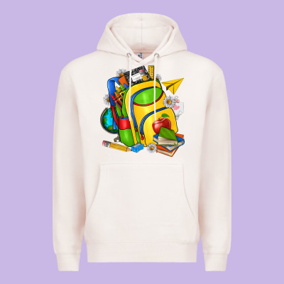 School Bag Premium Hoodie Designed By Texasbilliewilder
