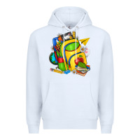 White school bag Premium Hoodie - texasbilliewilder