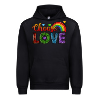 Black choose love Urban Hoodie - texasbilliewilder