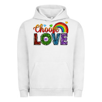 Pigment Lunar Rock choose love Urban Hoodie - texasbilliewilder